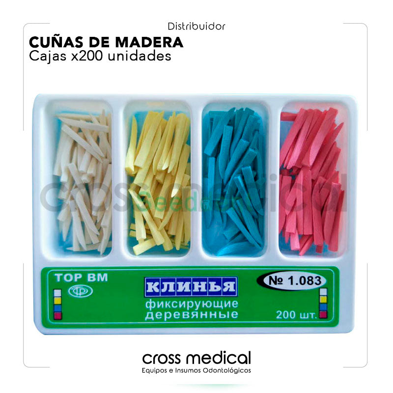 0239 CUÑAS DE MADERA x200und – crossmedical