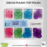 #0306 PACK DISCOS DE  PULIDO TOP POLISH 40und