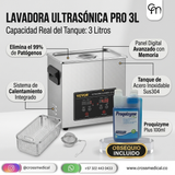 #0299 LAVADORA ULTRASÓNICA 3.2L