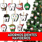 #0325 ADORNOS DIENTES NAVIDEÑOS