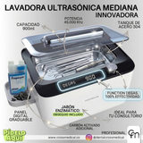 #0300 LAVADORA ULTRASÓNICA PROFESIONAL "PRO-CLEAN 6-MODES" (LIMPIEZA DE ALTA PRECISIÓN Y DESGASIFICACIÓN AVANZADA)