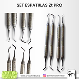 #0395 SET ESPATULAS Zt PRO 4pcs
