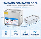 #0299 LAVADORA ULTRASÓNICA 3.2L