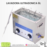 #0069 LAVADORA ULTRASÓNICA  "PRO-6L HEAVY DUTY"