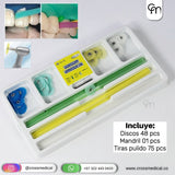#0352 PACK DISCOS Y TIRAS DE PULIDO PARA COMPOSITES
