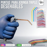 #0127 PUNTAS DE JERINGAS TRIPLES DESECHABLES