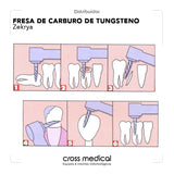 #0174 ZEKRYA: FRESA DE CARBURO DE TUNGSTENO